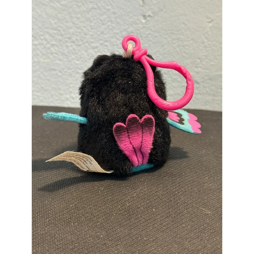 Spin Master Hatchimals Bearakeet Black Fur Mini Stuffed Toy Plush Keychain 2.5